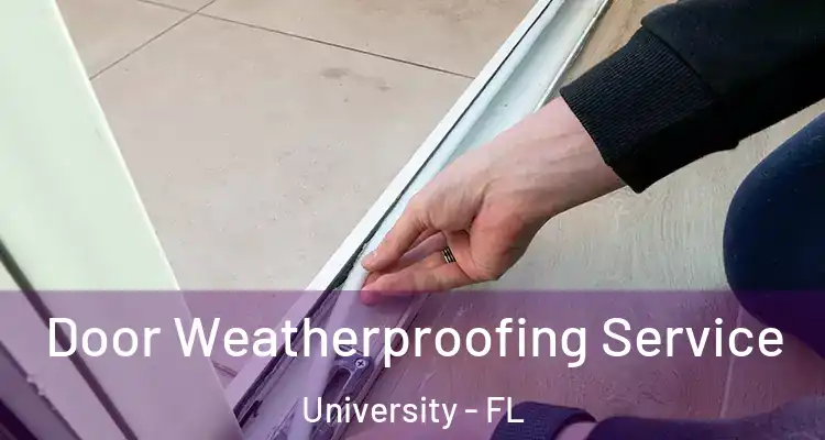  Door Weatherproofing Service University - FL