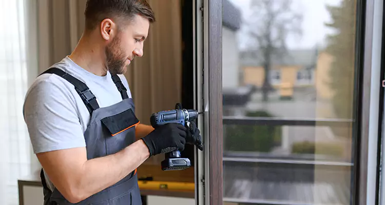Sliding Screen Door Handle Repair in University, FL