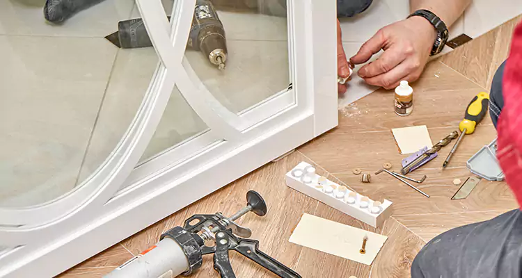 Interior Patio Door Casing Repair in University, FL