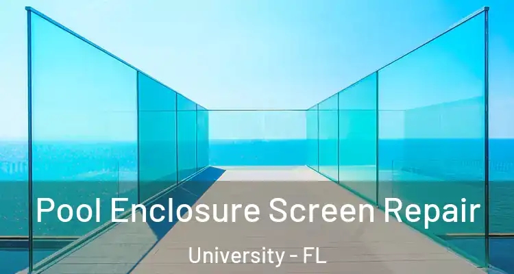  Pool Enclosure Screen Repair University - FL